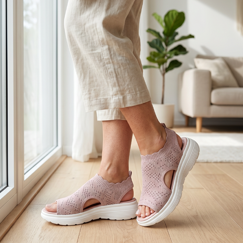 Trina™ Breathable Knit Platform Sandals