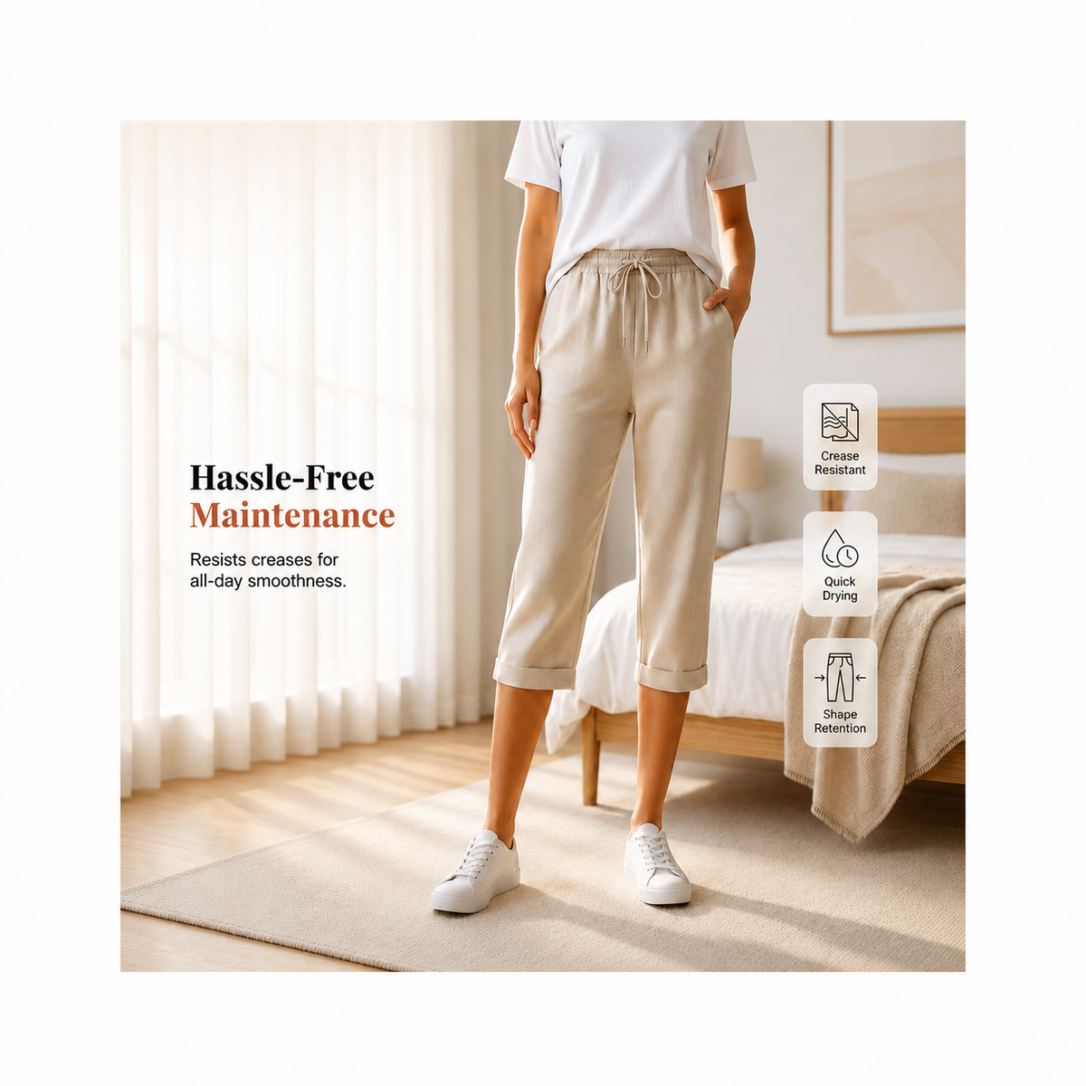 Isla™ Timeless Linen-Cotton Pants