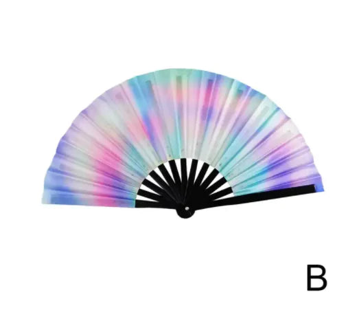 UV Fluorescent Folding Fan