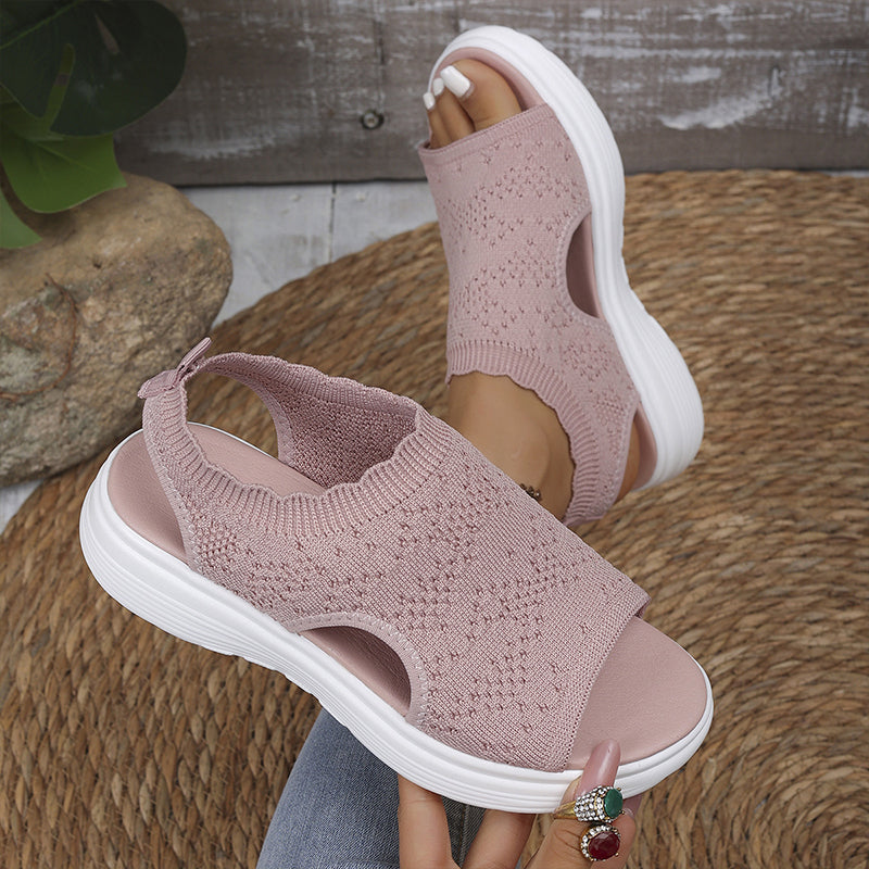 Trina™ Breathable Knit Platform Sandals