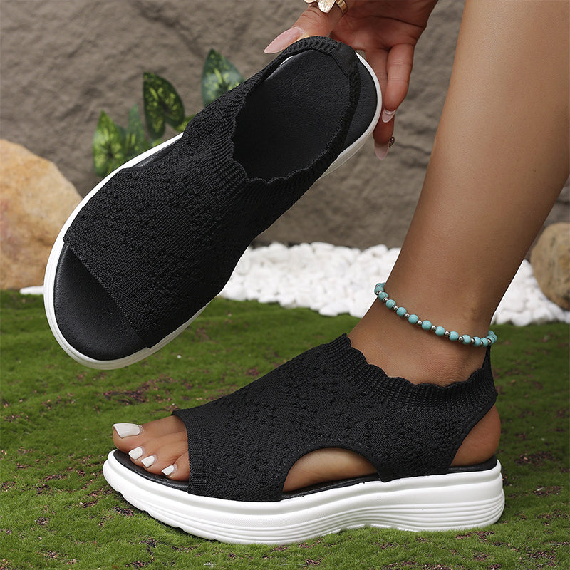 Trina™ Breathable Knit Platform Sandals